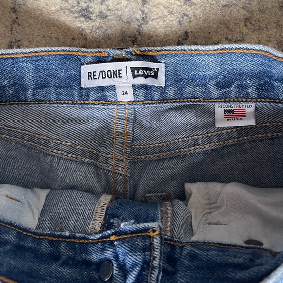 Re/Done High Rise Crop - Picture 5 of 6